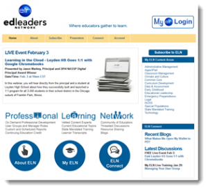 EdLeadersNetwork Website Home